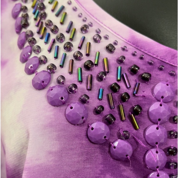 🌟SALE🌟🌼LANE BRYANT Purple Tie Dye Top🌼 - Picture 5 of 13